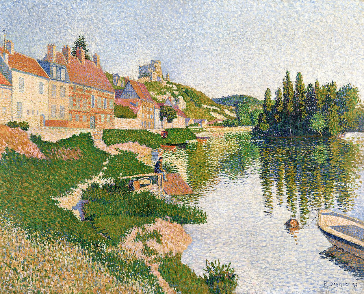 A folyópart, Petit-Andely alkotó: Paul Signac
