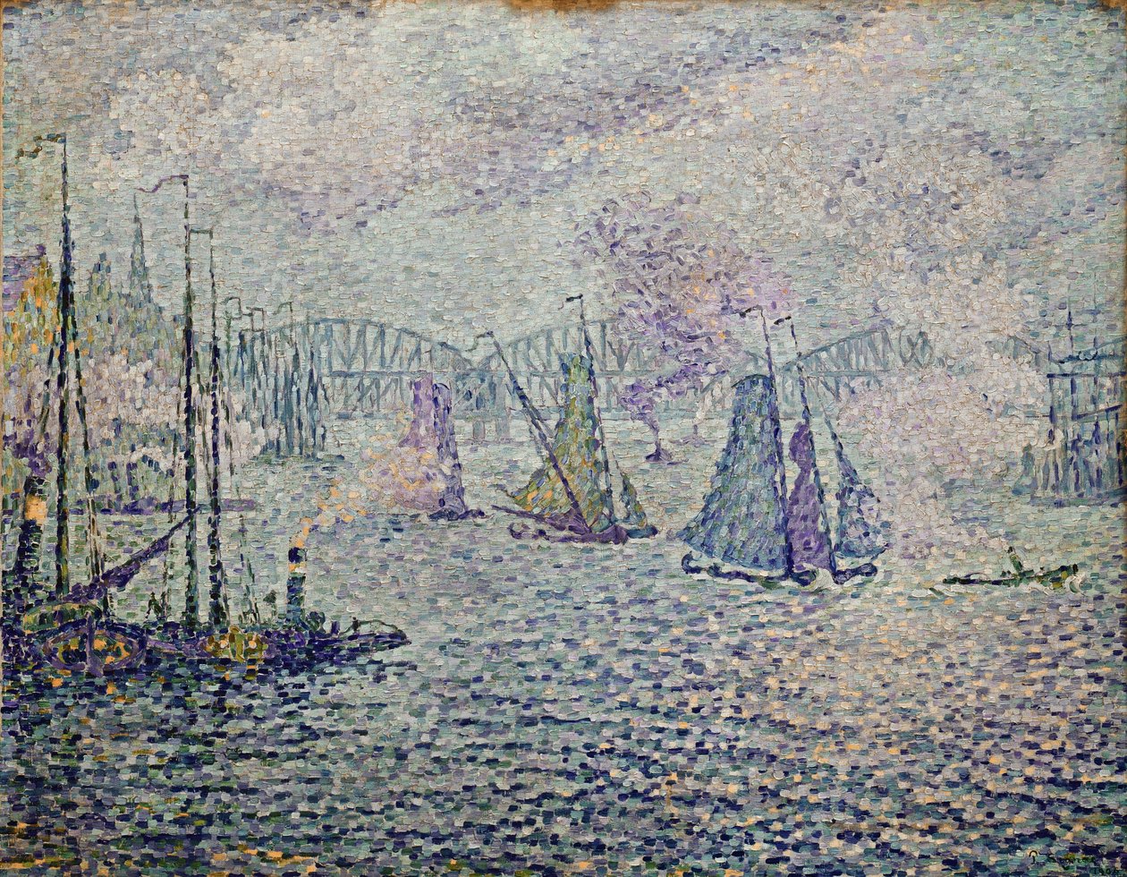 Rotterdam kikötője alkotó: Paul Signac