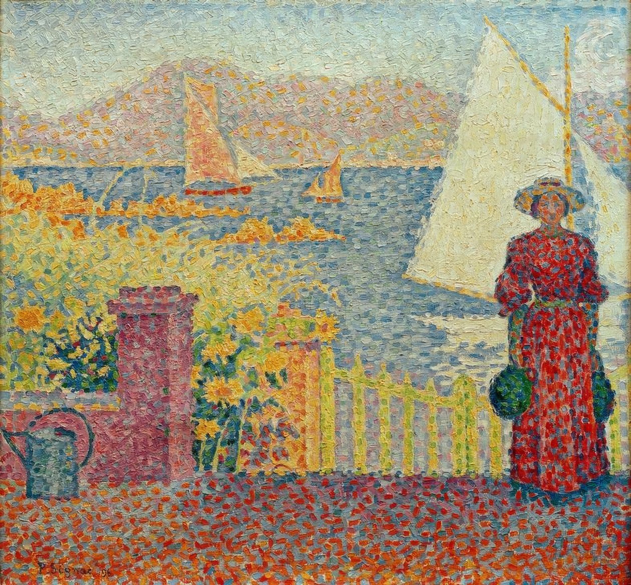 Tor Saint-Tropezben alkotó: Paul Signac