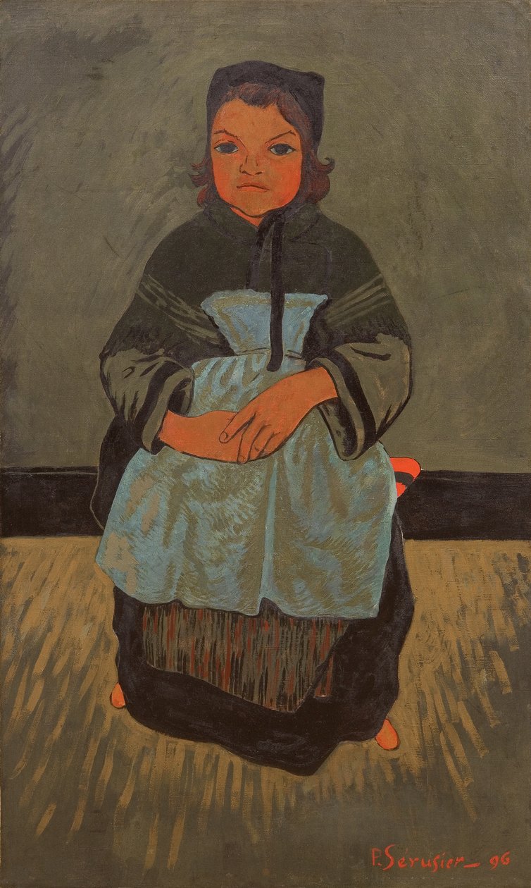 Breton lány, Marie Francisaille, 1896. alkotó: Paul Sérusier