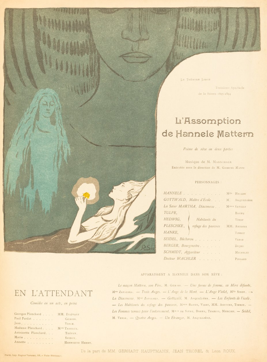 Hannele Mattern The Assumption; Eközben alkotó: Paul Sérusier
