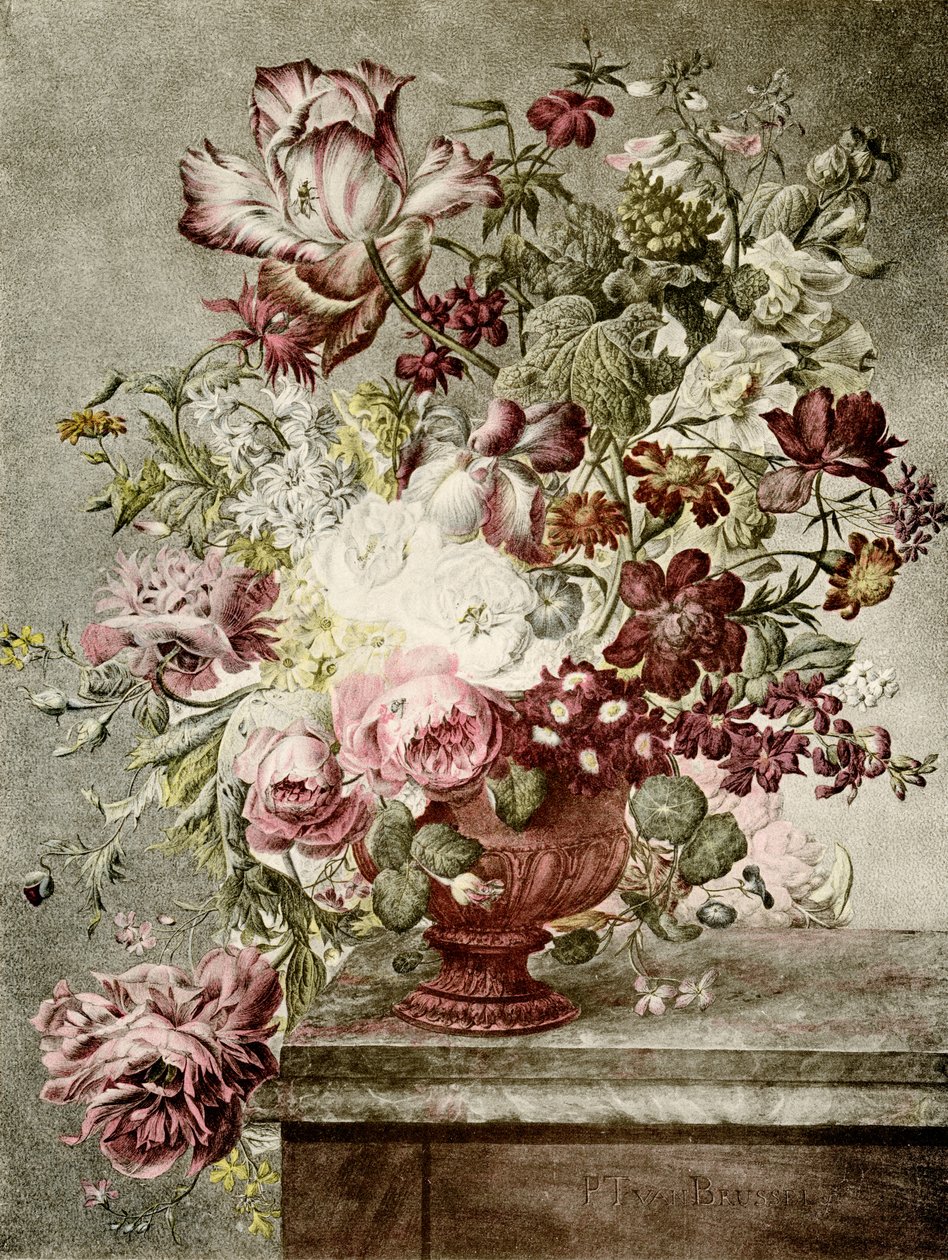 Virágfestés alkotó: Paul Theodor van Brussel