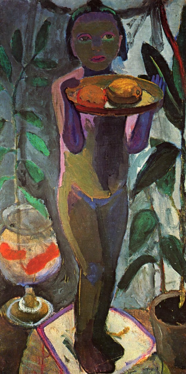 Gyermek meztelen halcsészével alkotó: Paula Modersohn Becker