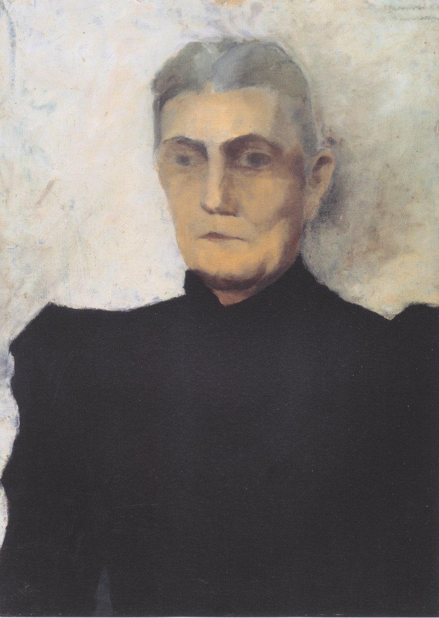 Félhosszú portré egy öregasszonyról alkotó: Paula Modersohn Becker