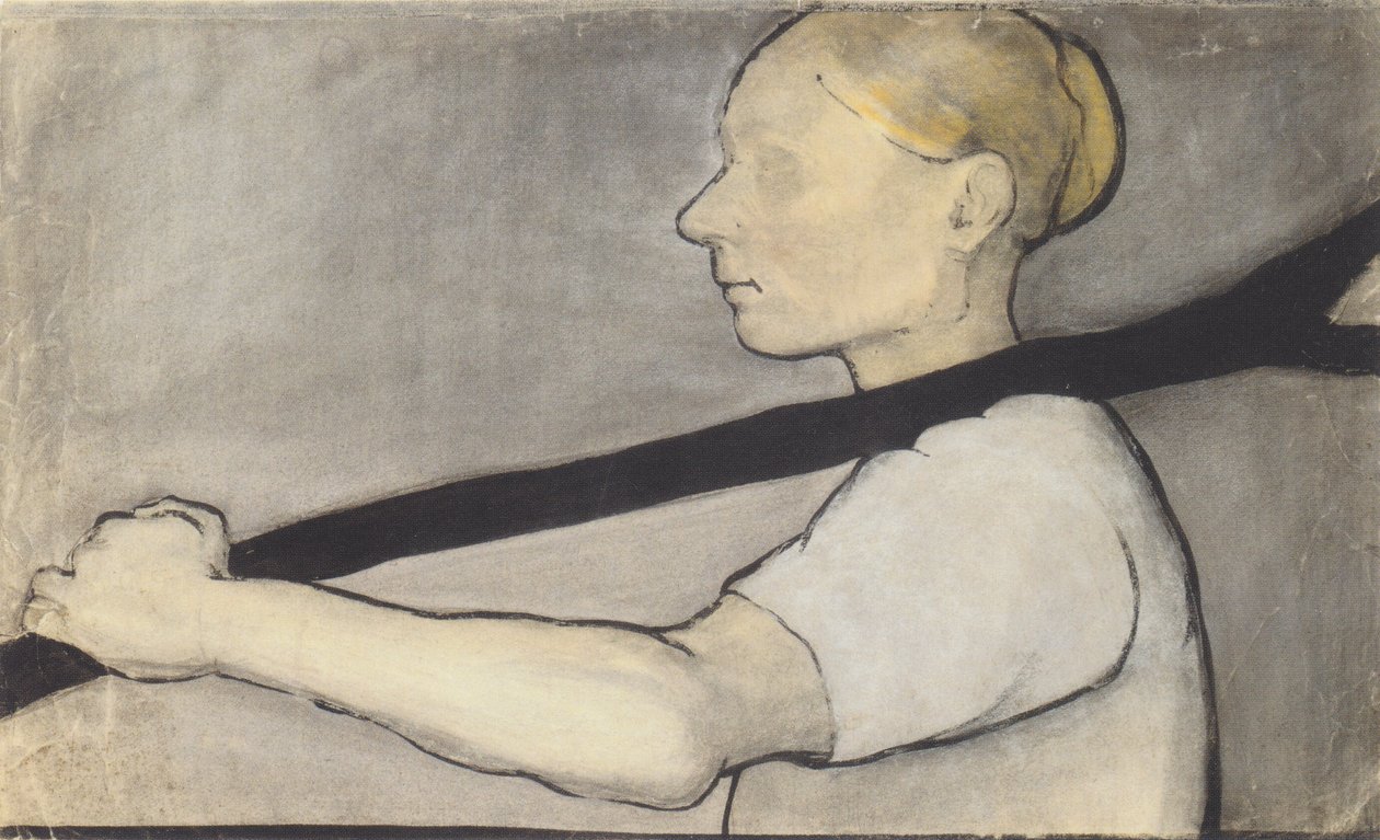 Farmer felesége, egy ágvillát cipelve alkotó: Paula Modersohn Becker