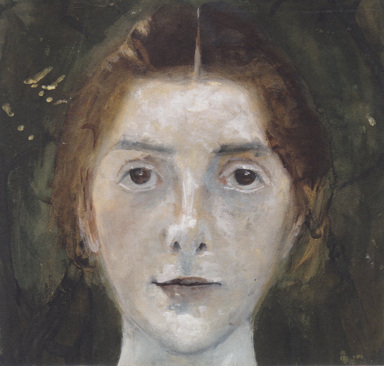 Önarckép, frontális alkotó: Paula Modersohn Becker