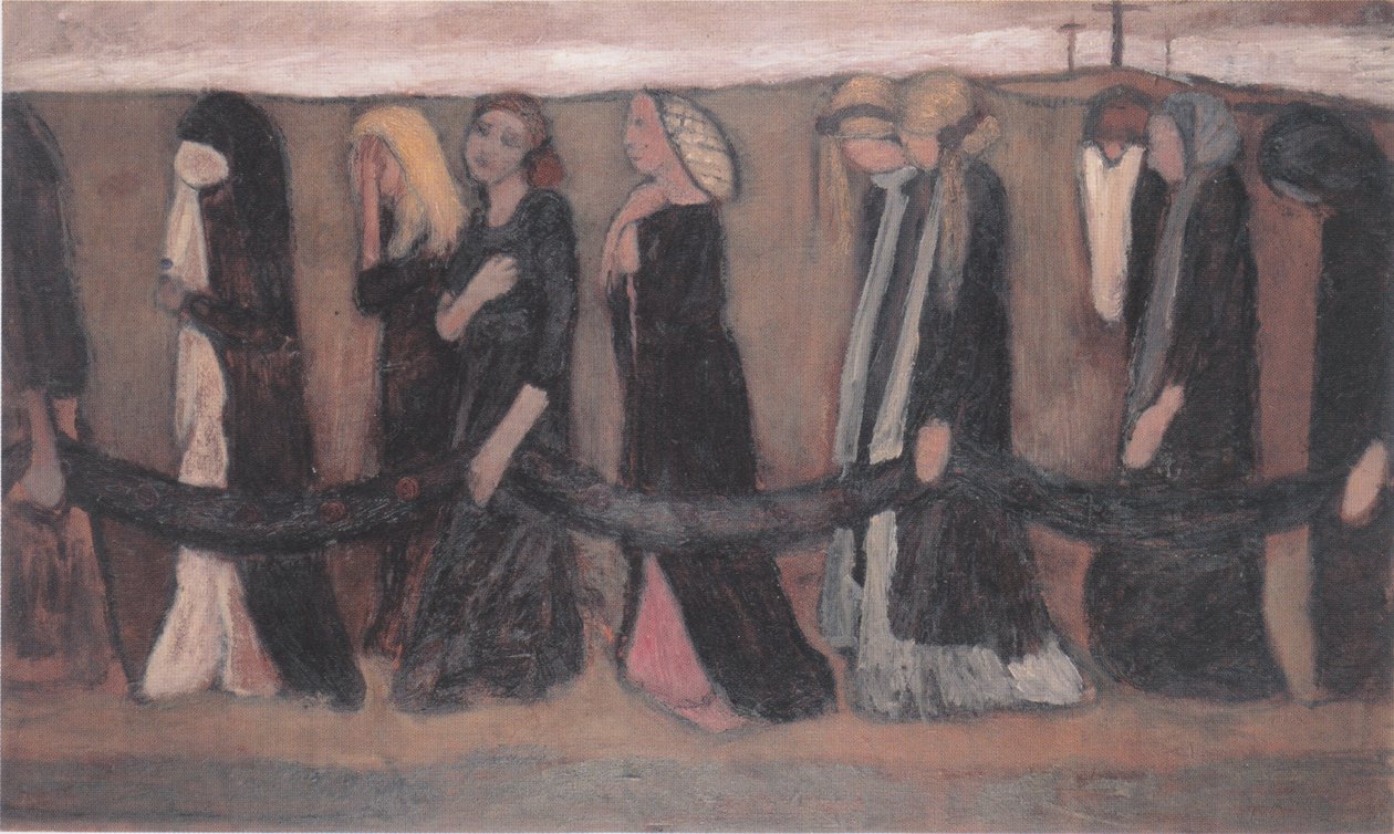 Panaszkodó nők vonata alkotó: Paula Modersohn Becker
