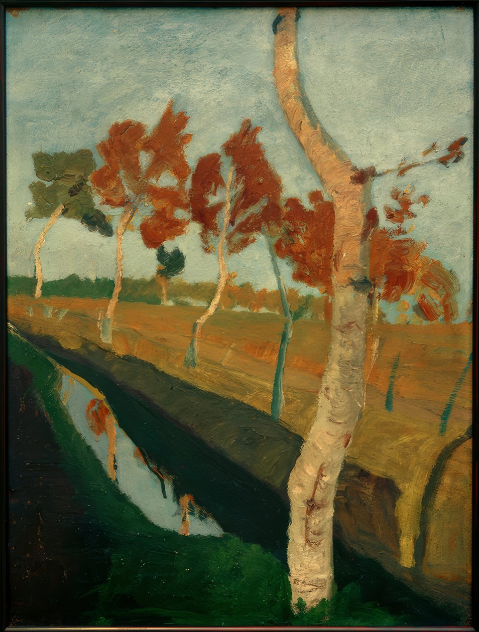 Nyírfák a várároknál alkotó: Paula Modersohn Becker