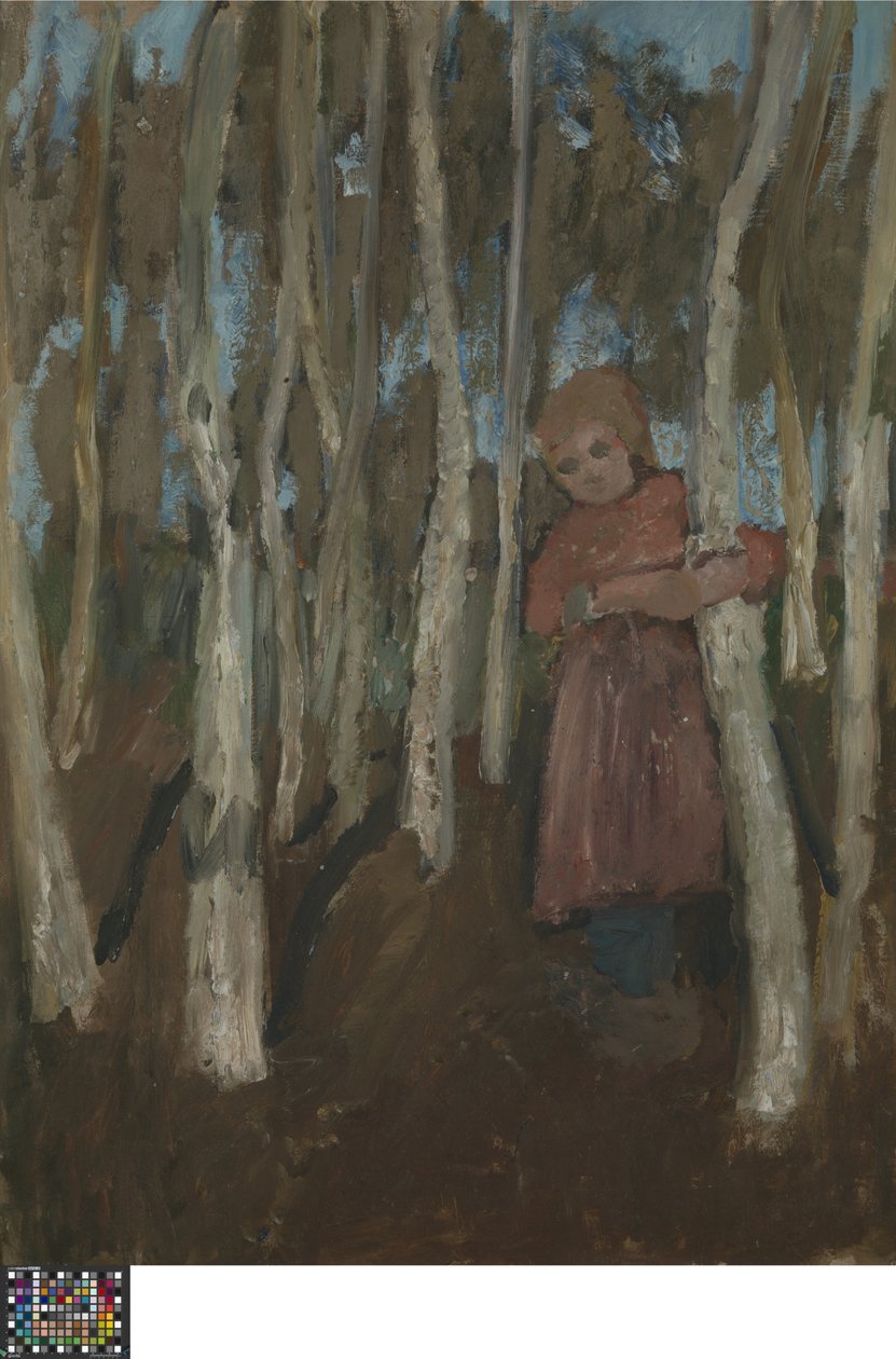 Lány a nyírfaerdőben alkotó: Paula Modersohn Becker