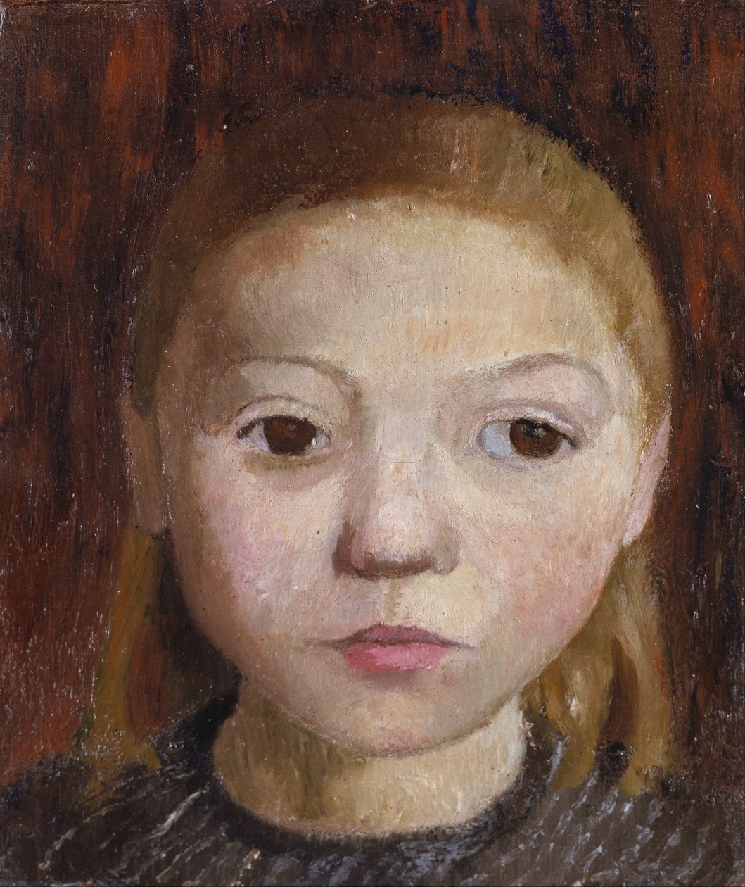 Egy lány feje alkotó: Paula Modersohn Becker