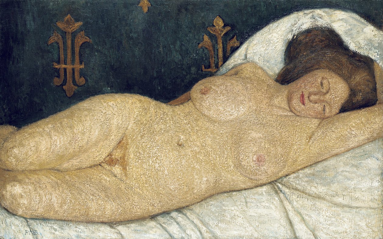 Fekvő női akt, 1905-06 alkotó: Paula Modersohn Becker