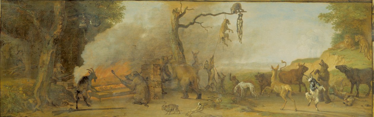Egy vadász megbüntetése alkotó: Paulus Potter