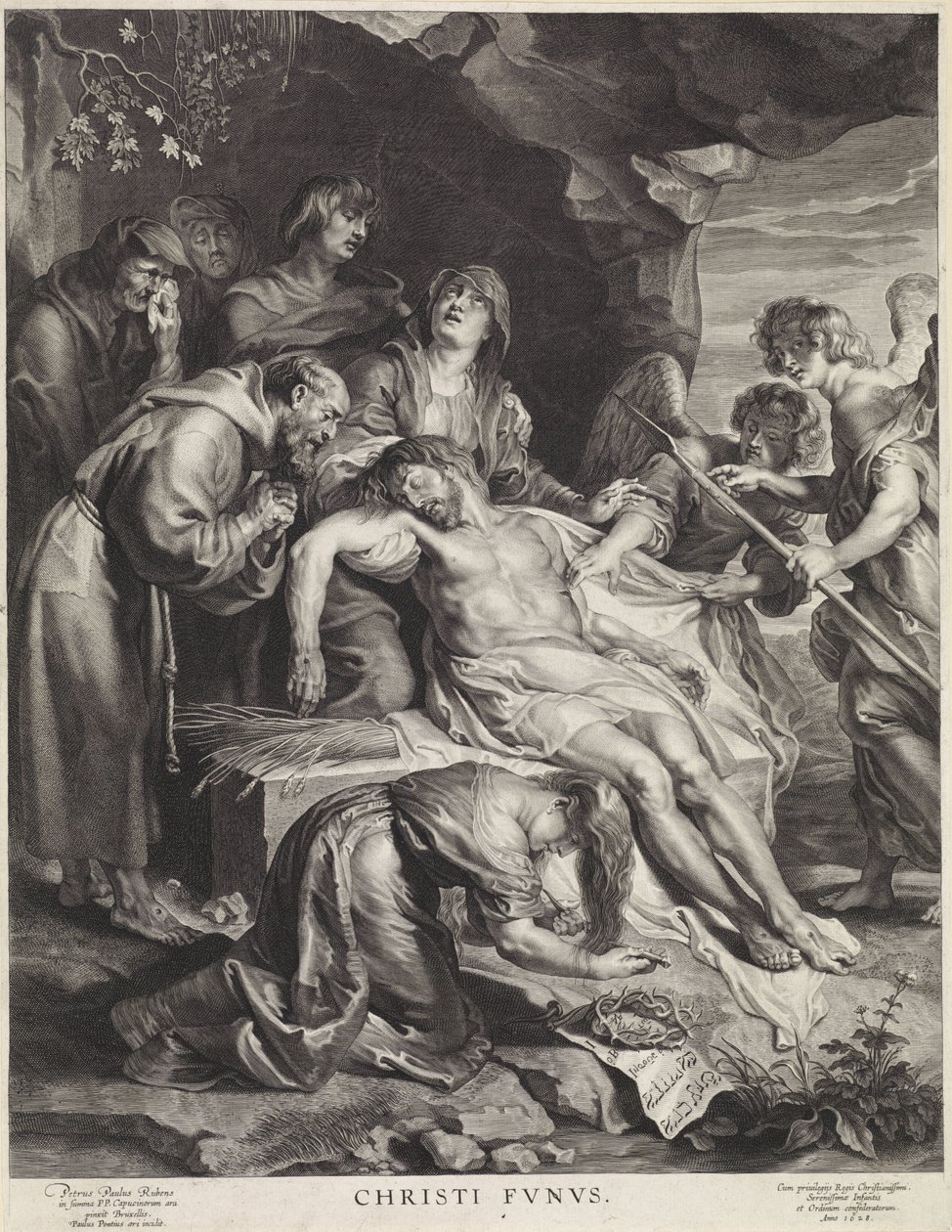 Graflegging van Christus Christi Fvnvs (cím a tárgyon) alkotó: Paulus Pontius