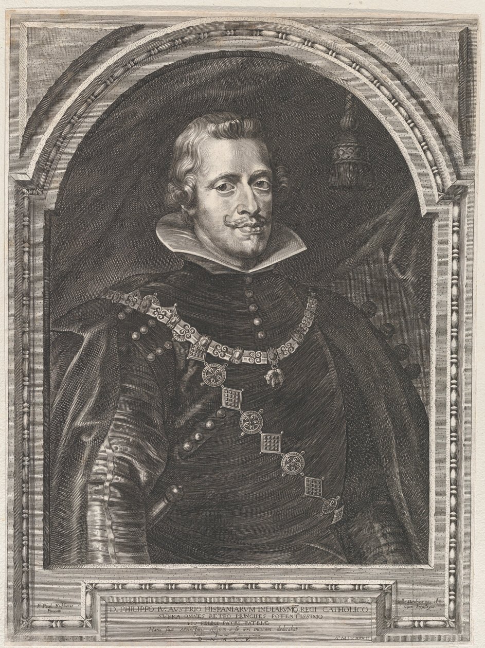 IV. Fülöp portréja, 1630., 1630. alkotó: Paulus Pontius