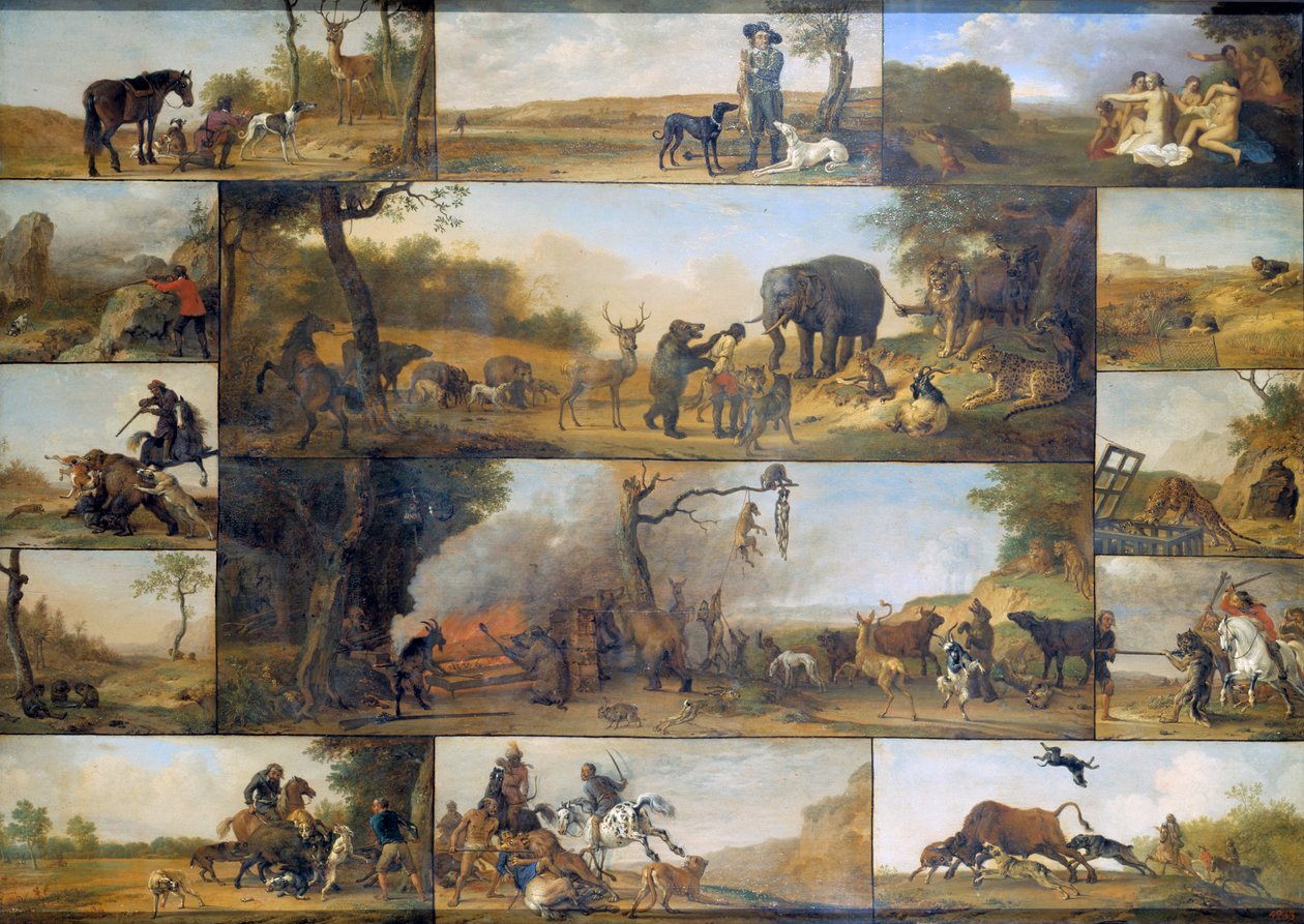 Egy vadász büntetése”, 1647. alkotó: Paulus Potter
