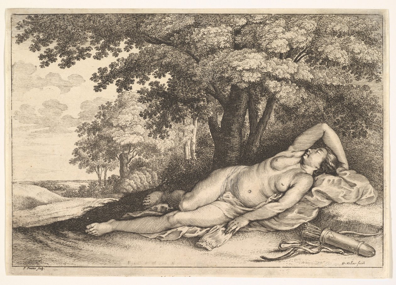 Alvó vadásznő, 1625-77. alkotó: Paulus Potter