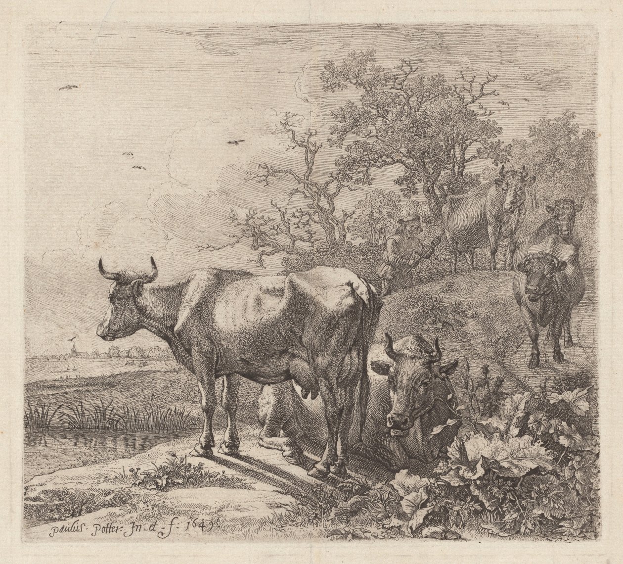 A tehénpásztor alkotó: Paulus Potter