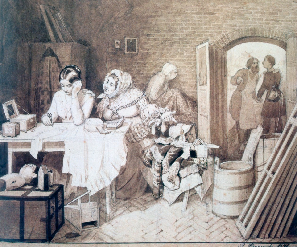 Egérfogó, 1846 alkotó: Pavel Andreevich Fedotov