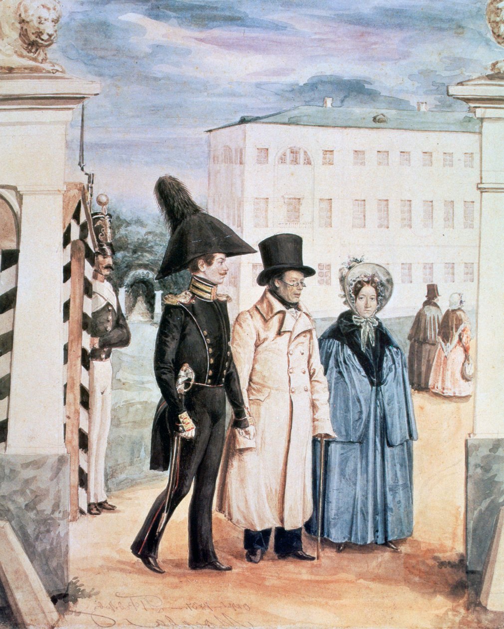 A séta, 1837 alkotó: Pavel Andreevich Fedotov