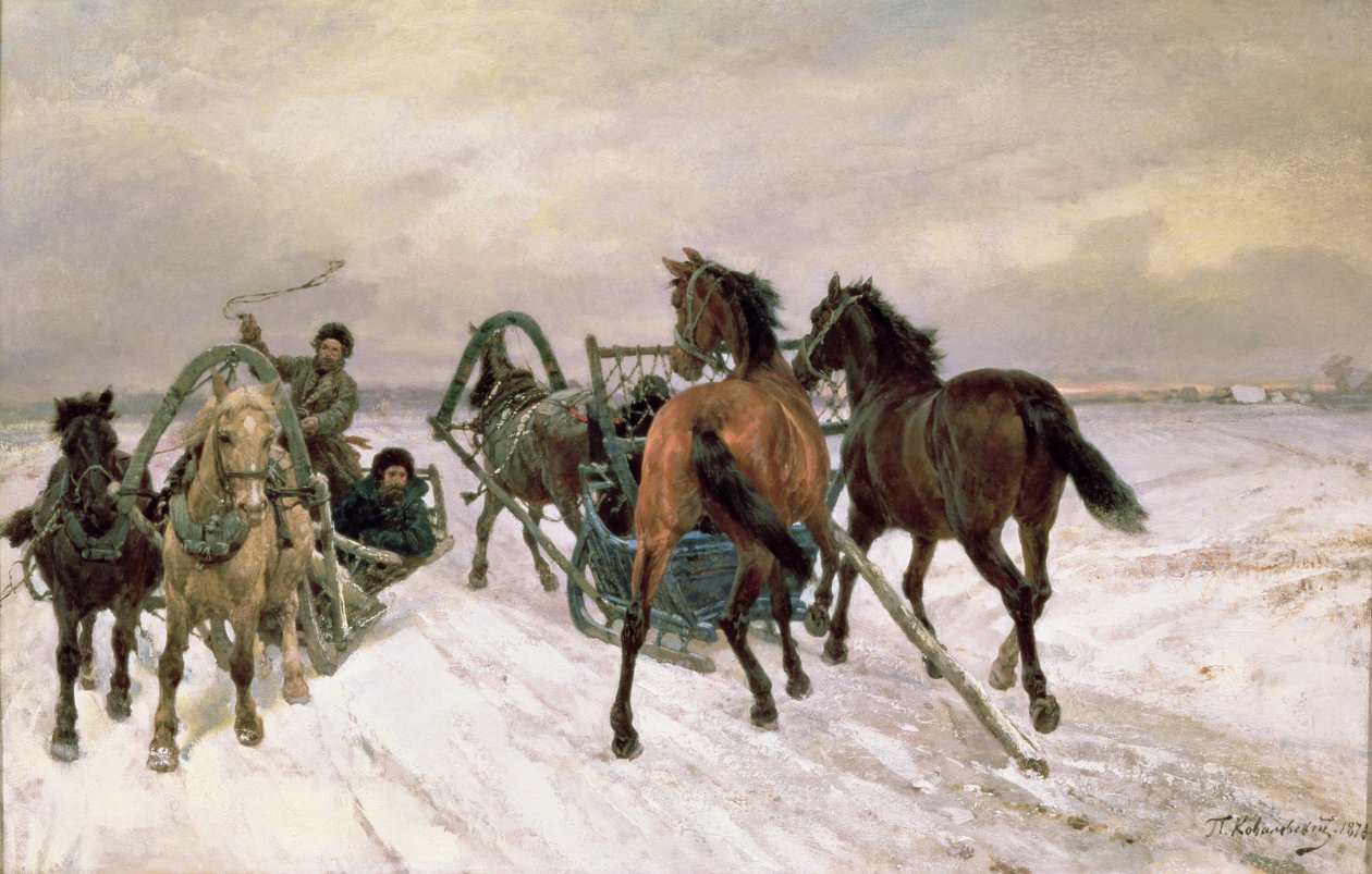Találkozó, 1876 alkotó: Pawel Kowalewsky