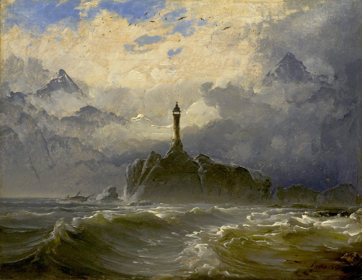 Tengeri táj, 1849 alkotó: Peder Balke
