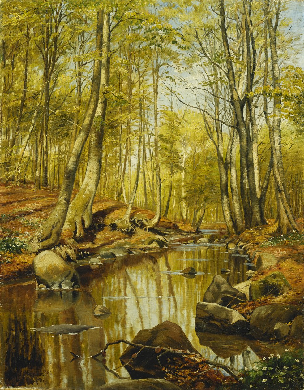 Erdős folyó táj alkotó: Peder Monsted