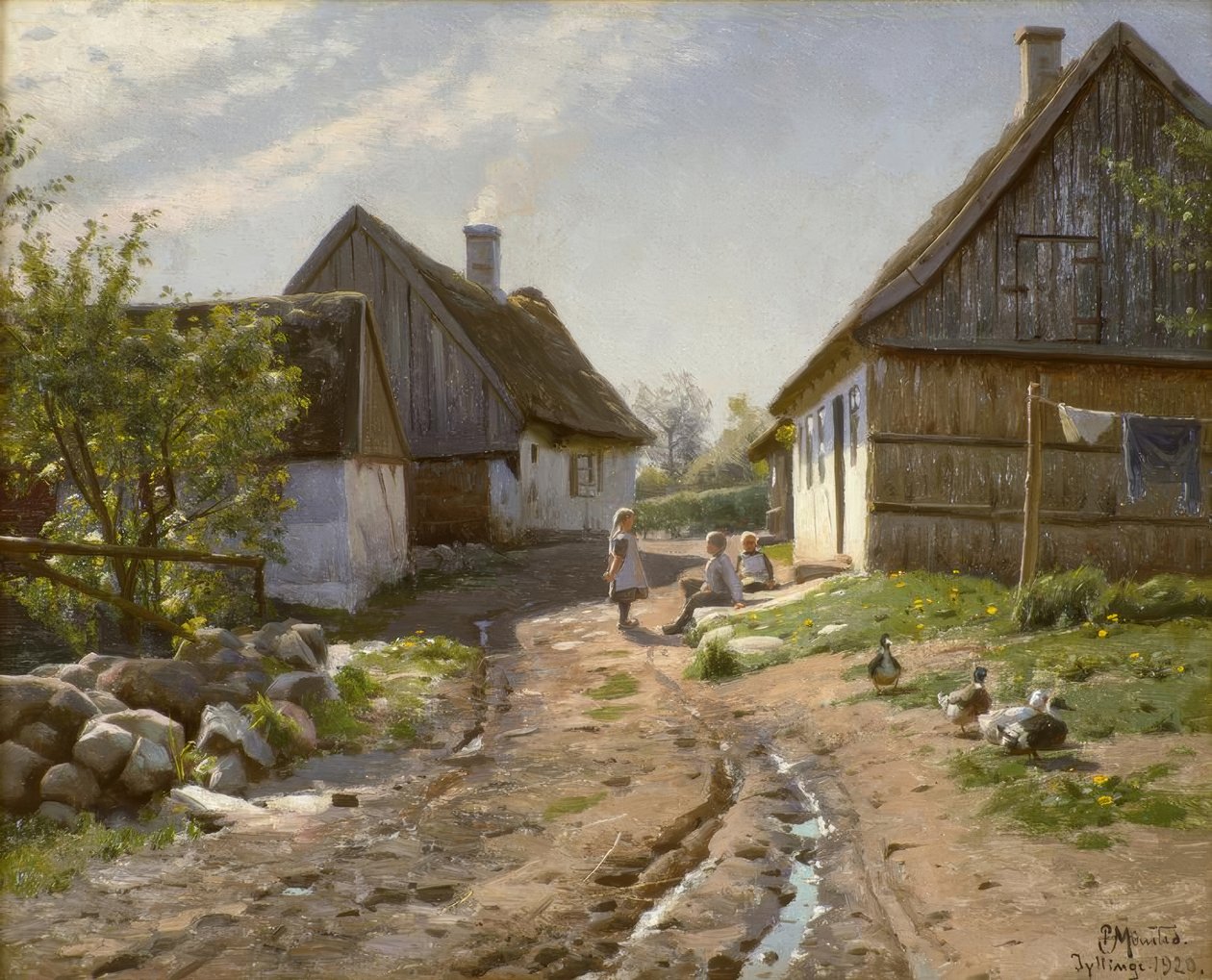 A farmon alkotó: Peder Monsted
