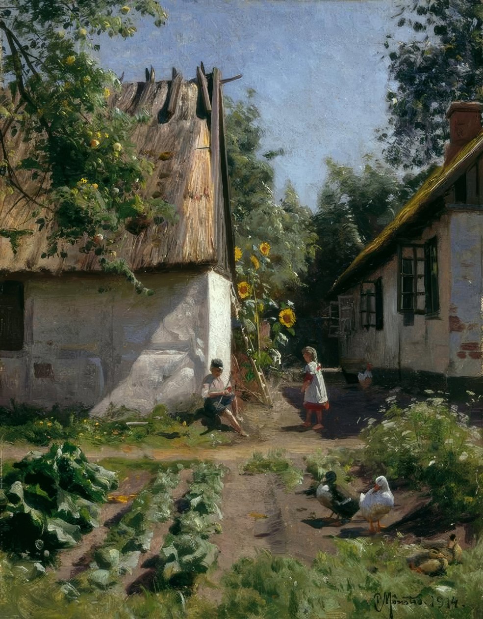 Nyári nap alkotó: Peder Monsted