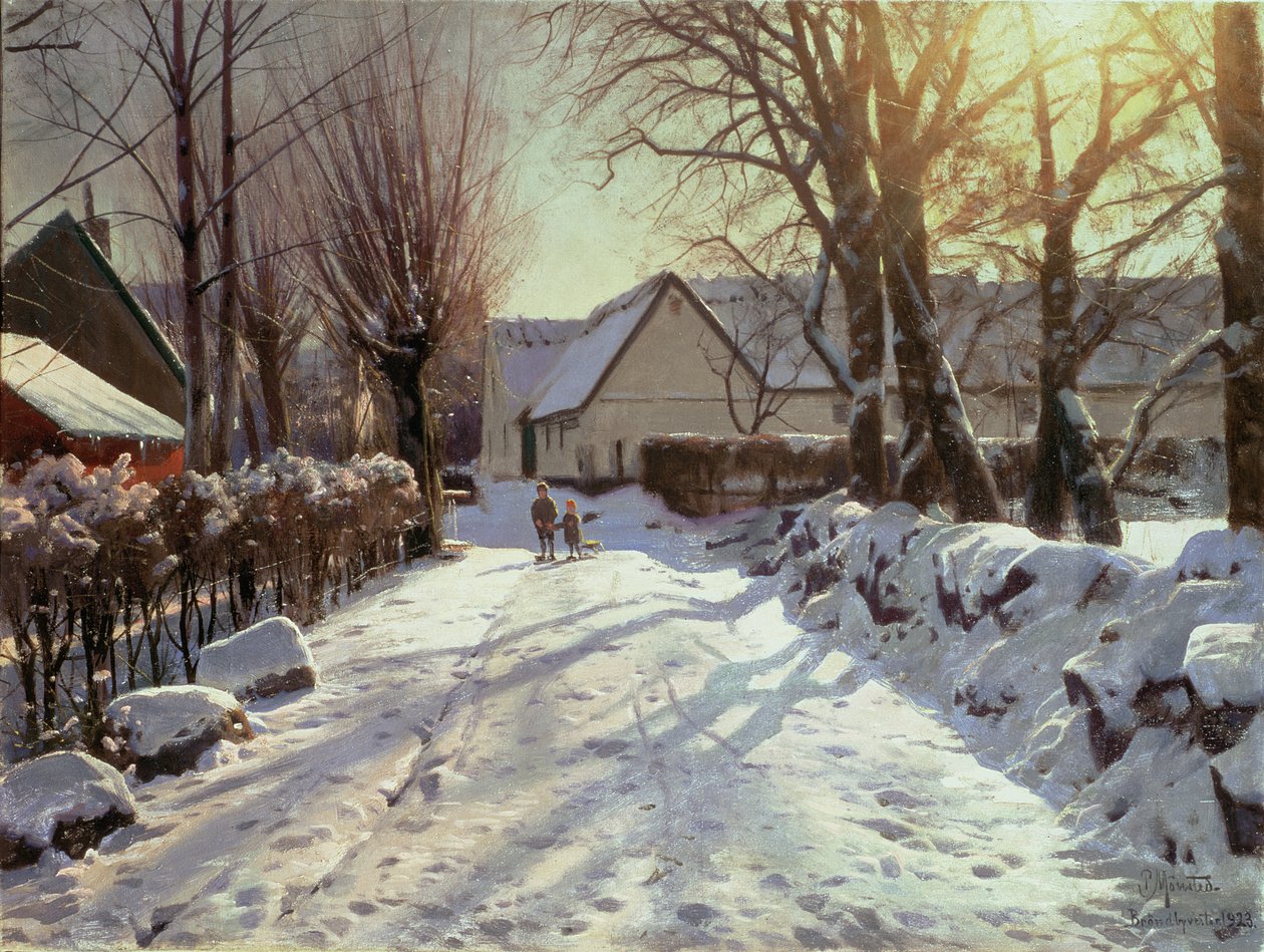 A hazaút, 1923 alkotó: Peder Monsted