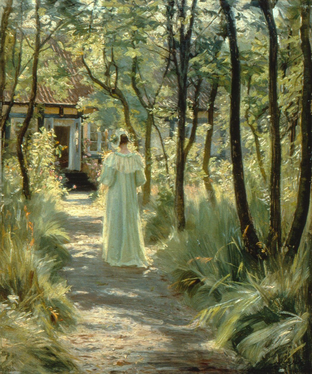 Marie a kertben alkotó: Peder Severin Krøyer