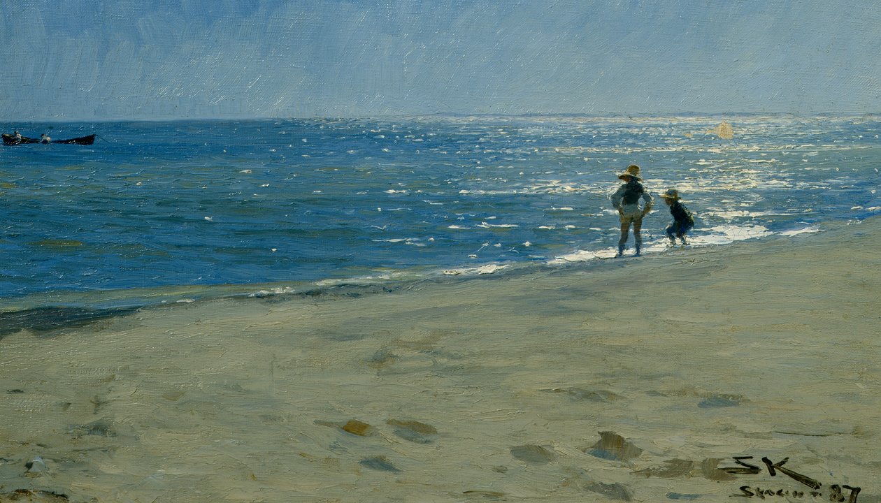 Napfény a tenger felett, Skagen alkotó: Peder Severin Krøyer