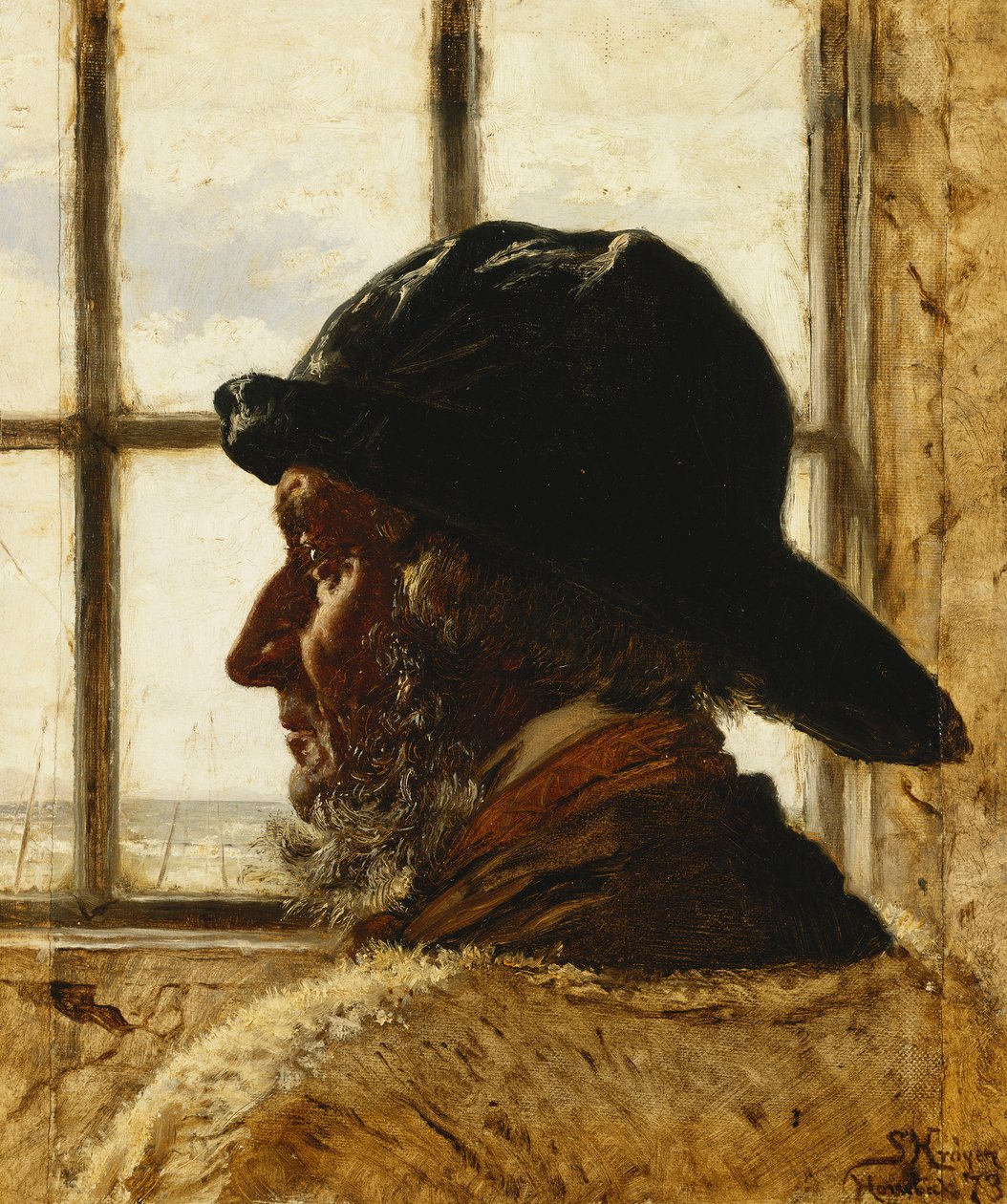 Az öreg halász, 1873 alkotó: Peder Severin Krøyer