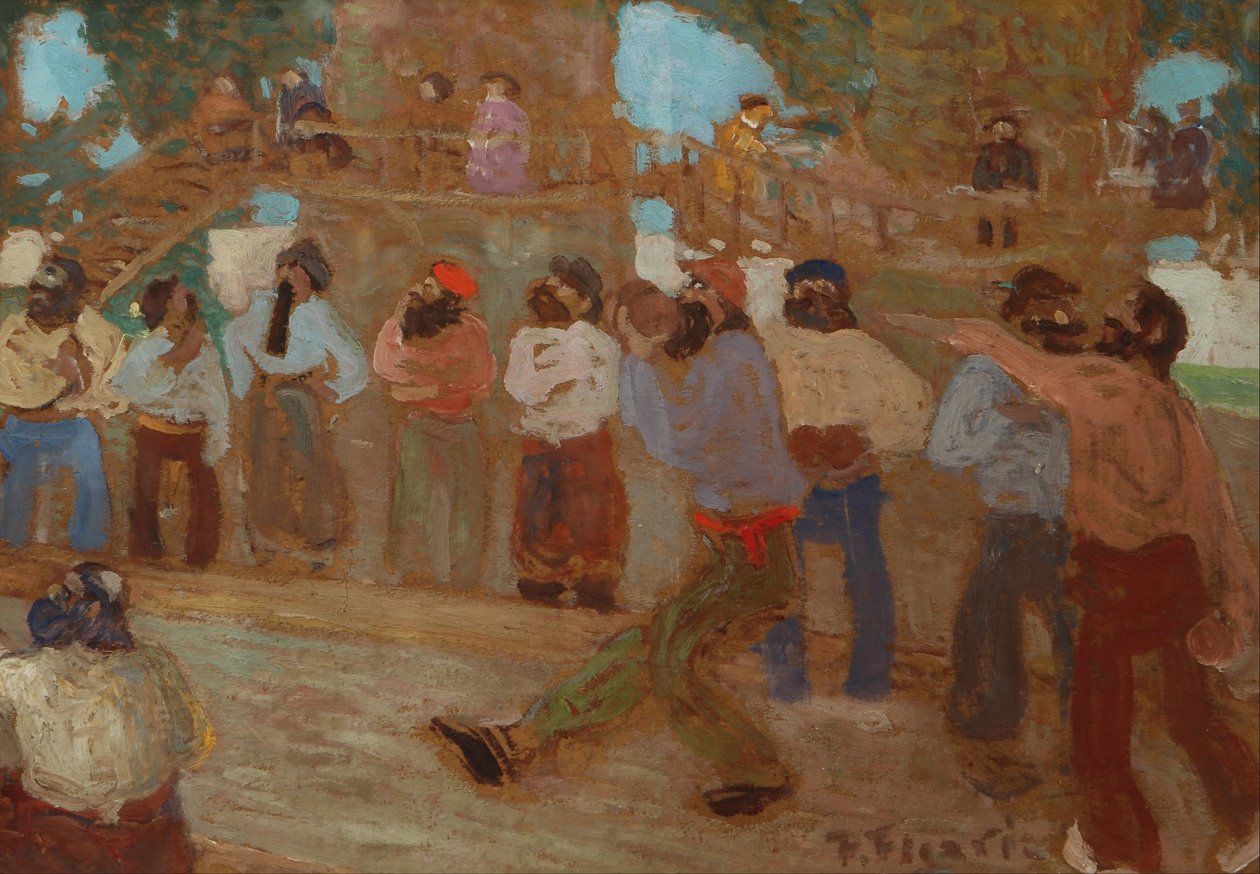 Bocce bíróság alkotó: Pedro Figari