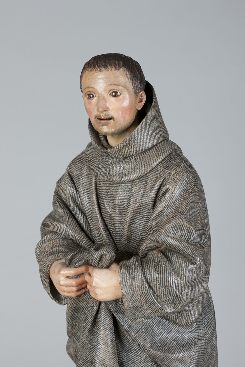 San Diego of Alcala, 1665-70 körül (polikróm fa) alkotó: Pedro de Mena