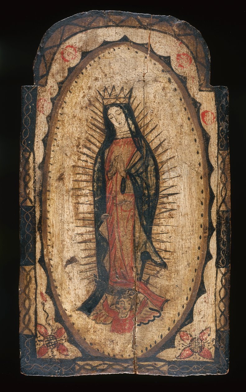 Guadalupe-i Szűzanya, kb. 1780-1830. alkotó: Pedro Antonio Frésquis