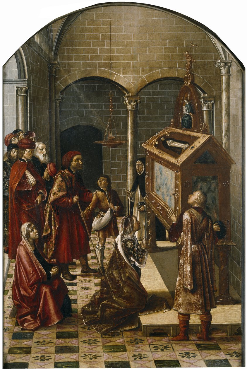 Szent Péter vértanú sírja, 1493-1499 alkotó: Pedro Berruguete