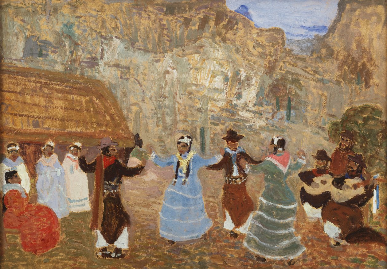 Kreol tánc alkotó: Pedro Figari