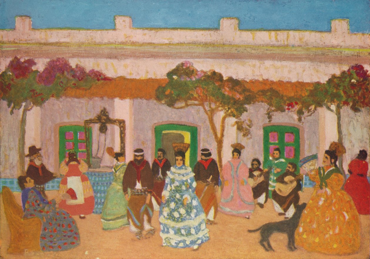 Kreol tánc, 1926 alkotó: Pedro Figari