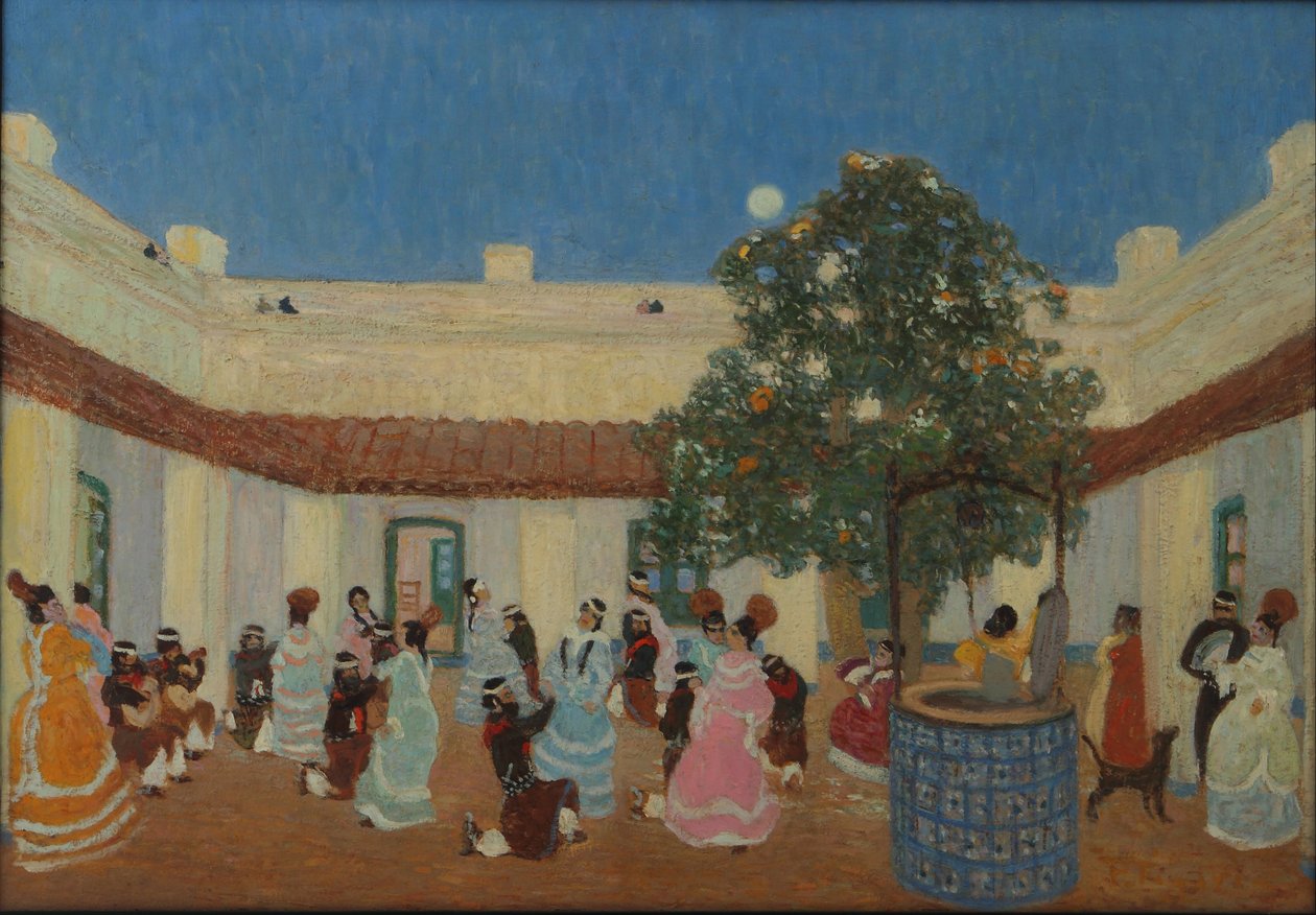 Patio alkotó: Pedro Figari