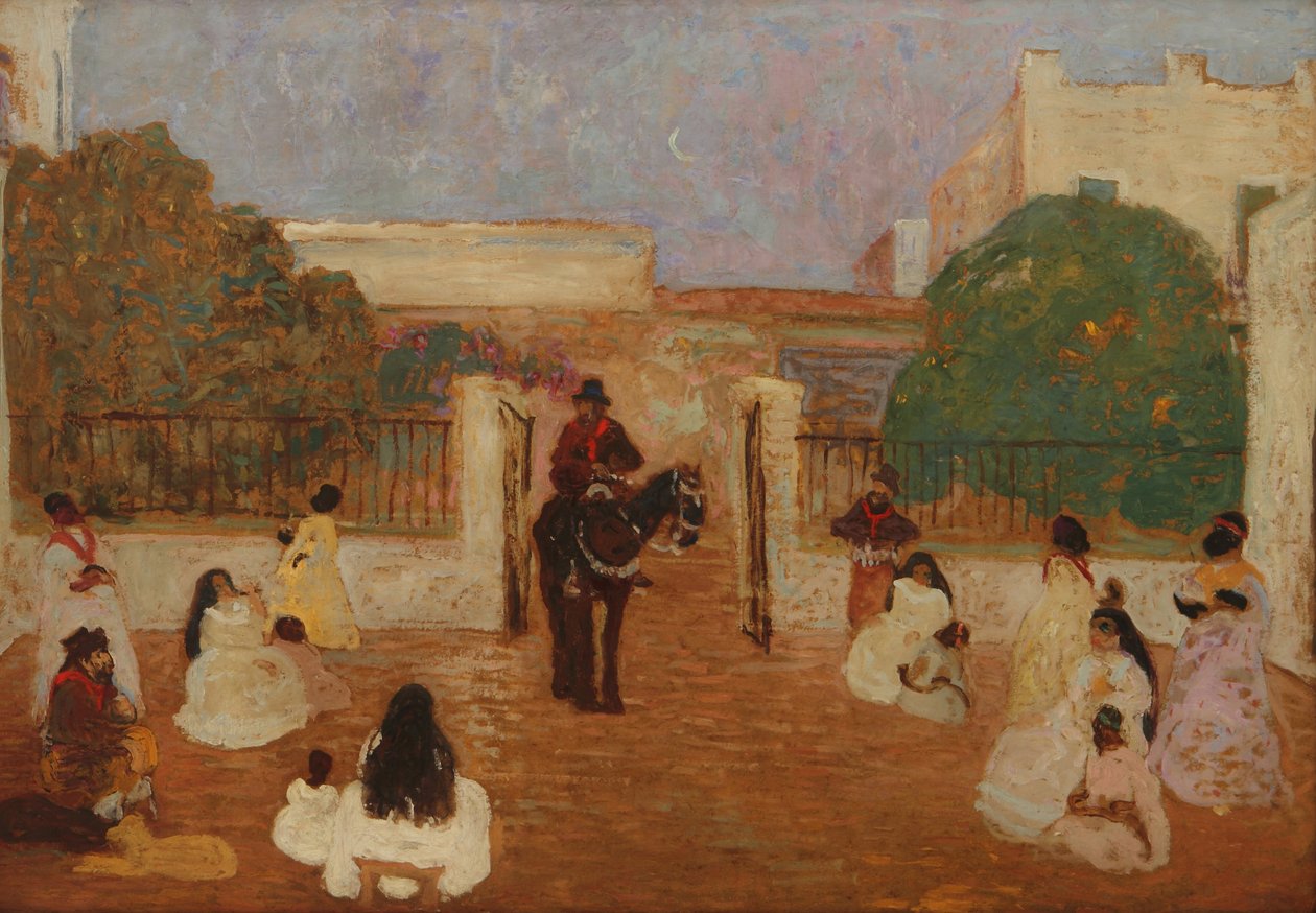 A Gaucho Candioti alkotó: Pedro Figari