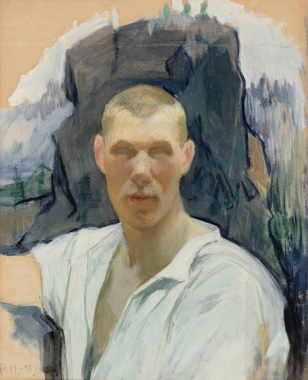 Önarckép, 1893. alkotó: Pekka Halonen