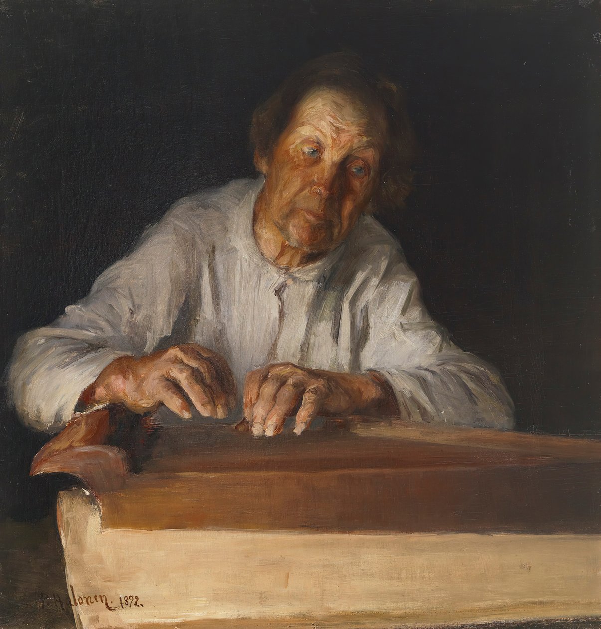 A kantelejátékos, 1892. alkotó: Pekka Halonen