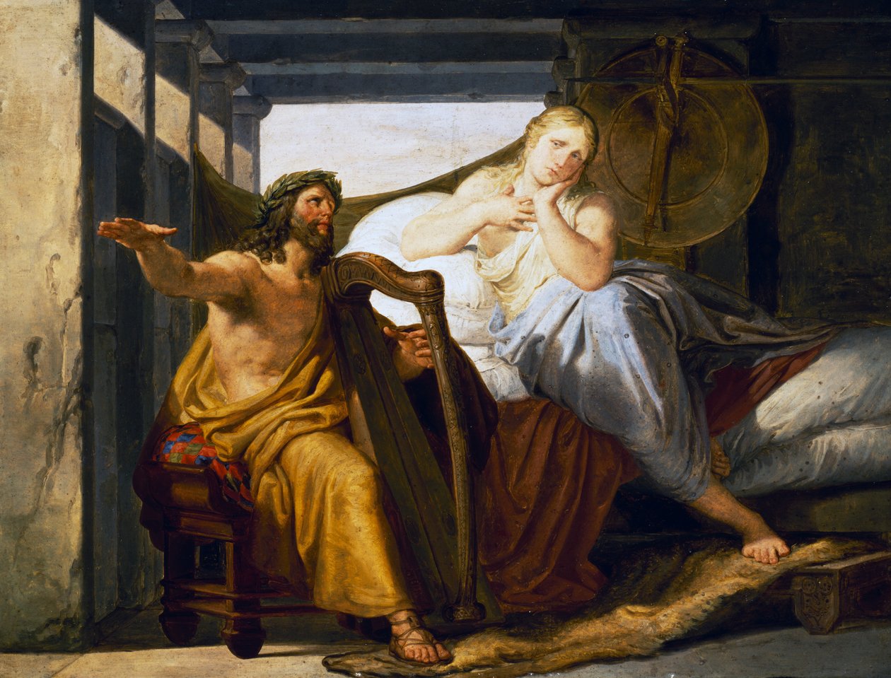 Ossian és Malvina alkotó: Pelagio Palagi