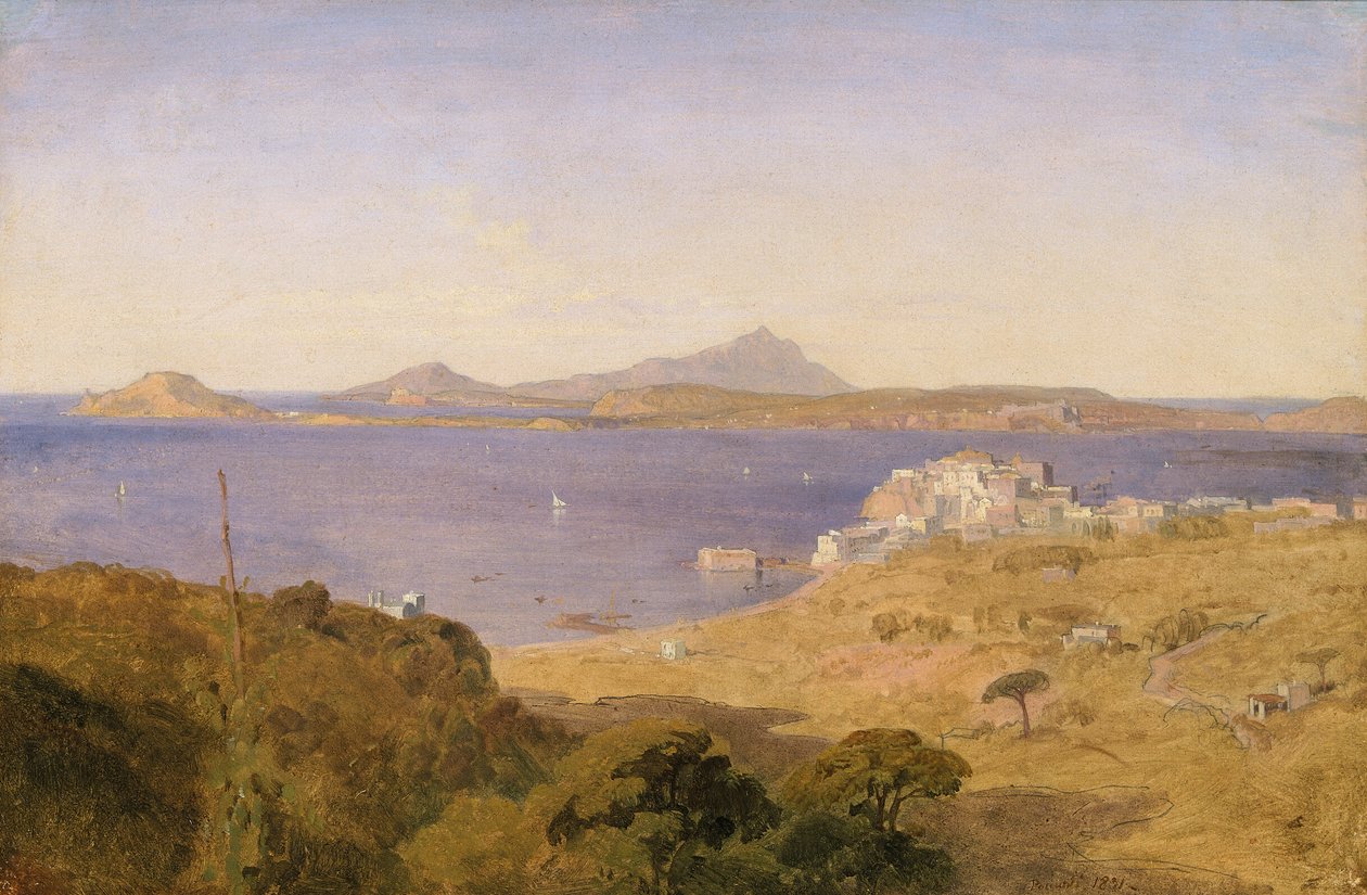 Pozzuoli, 1831. alkotó: Penry Williams