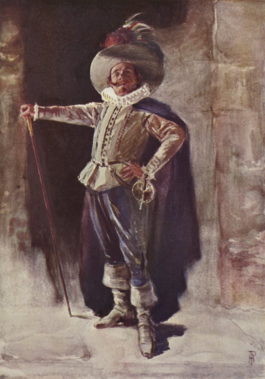 Coquelin, mint Cyrano de Bergerac alkotó: Percy Anderson