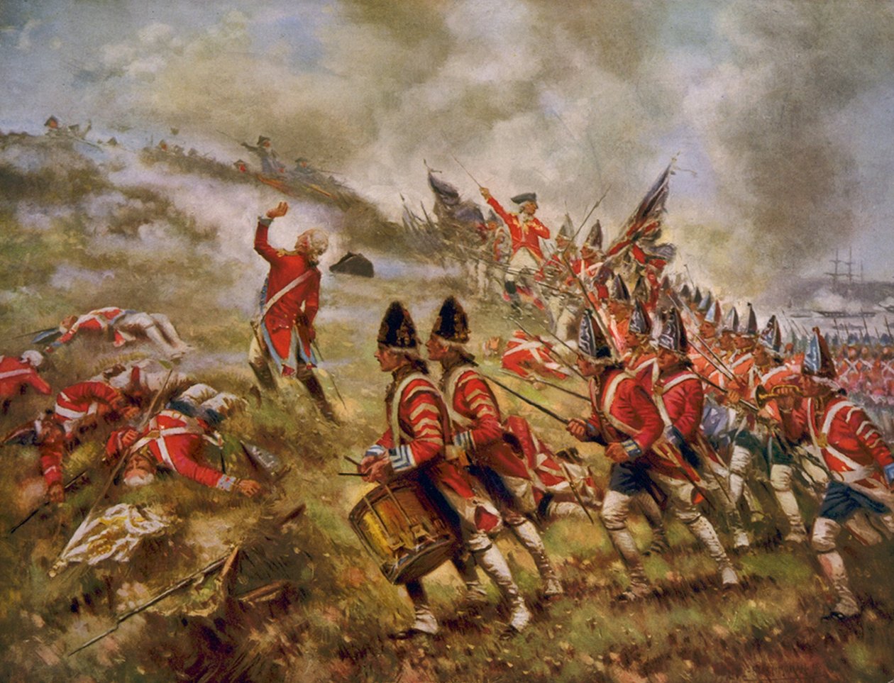 Bunker Hill csata alkotó: Percy Moran