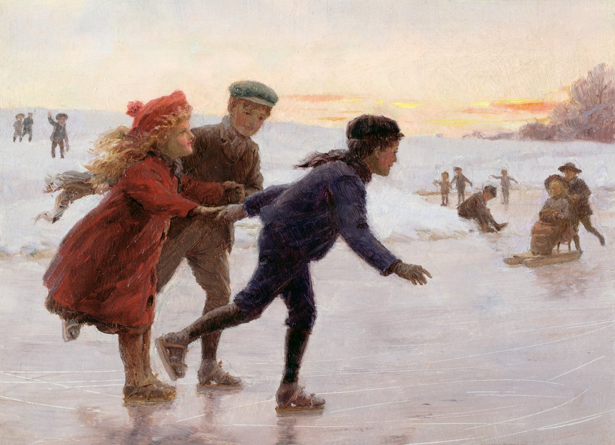 Gyermek korcsolya (olaj a fedélzeten) alkotó: Percy Tarrant