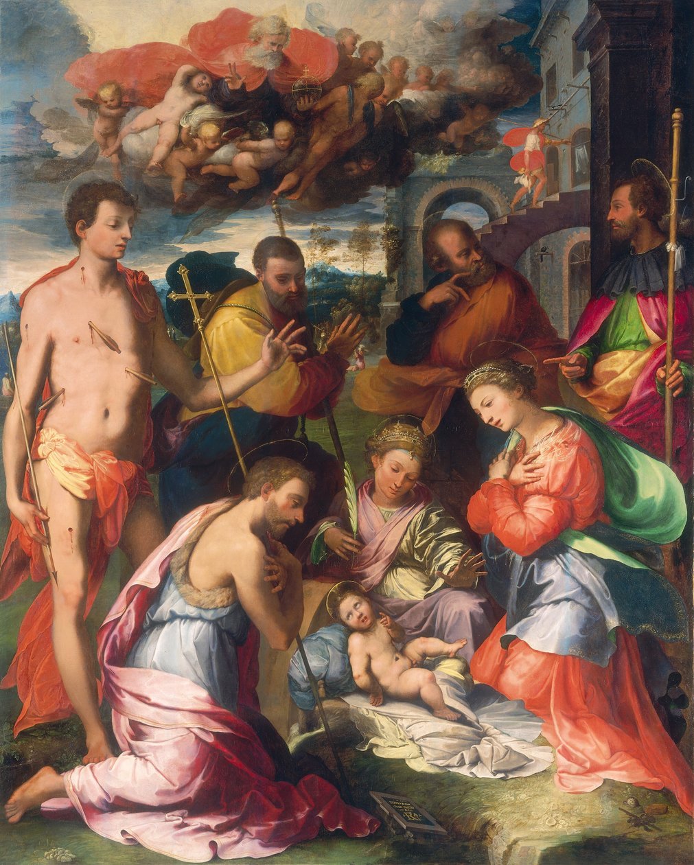Születés, 1534. alkotó: Perino del Vaga