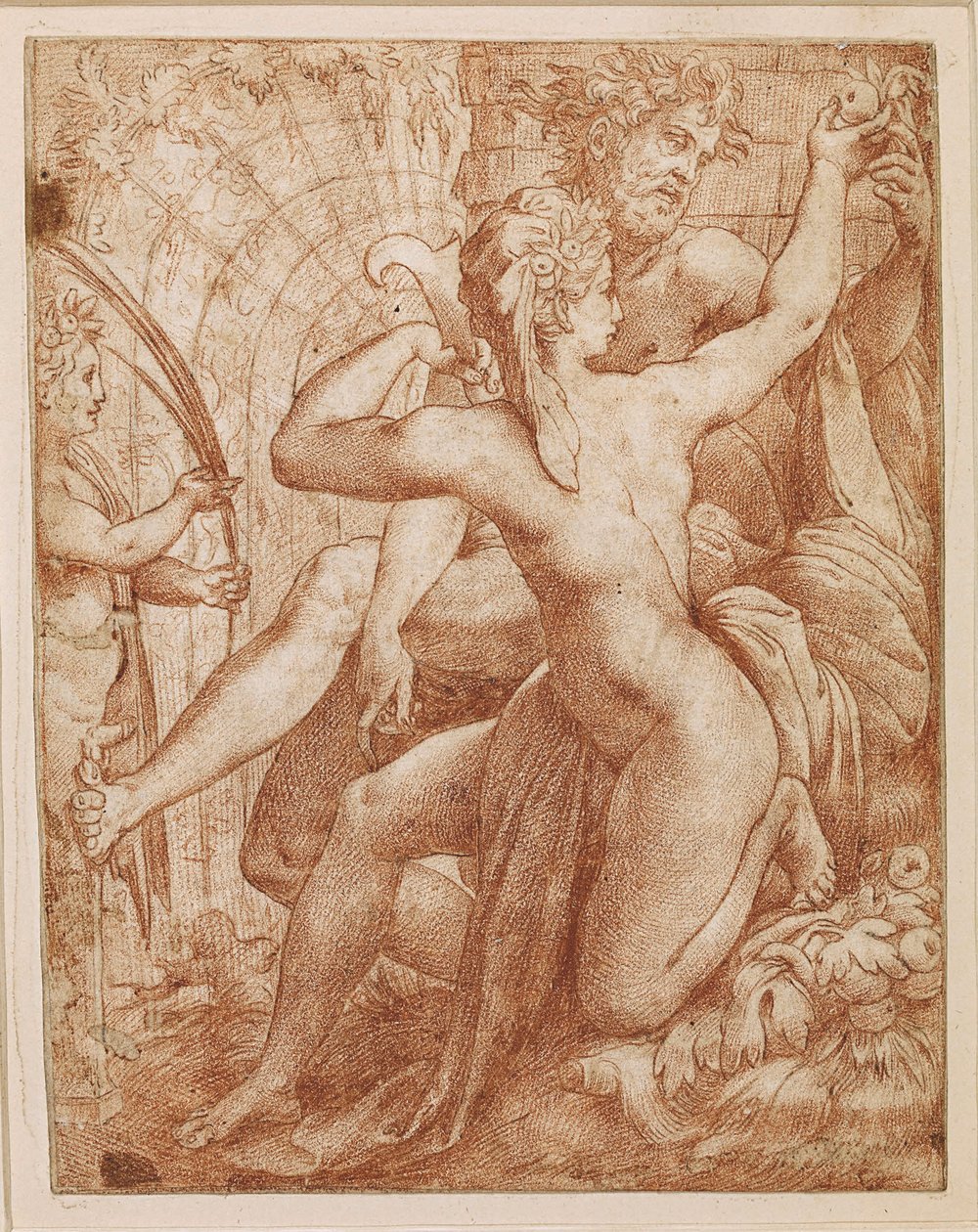 Vertumnus és Pomona, c. 1527. alkotó: Perino del Vaga