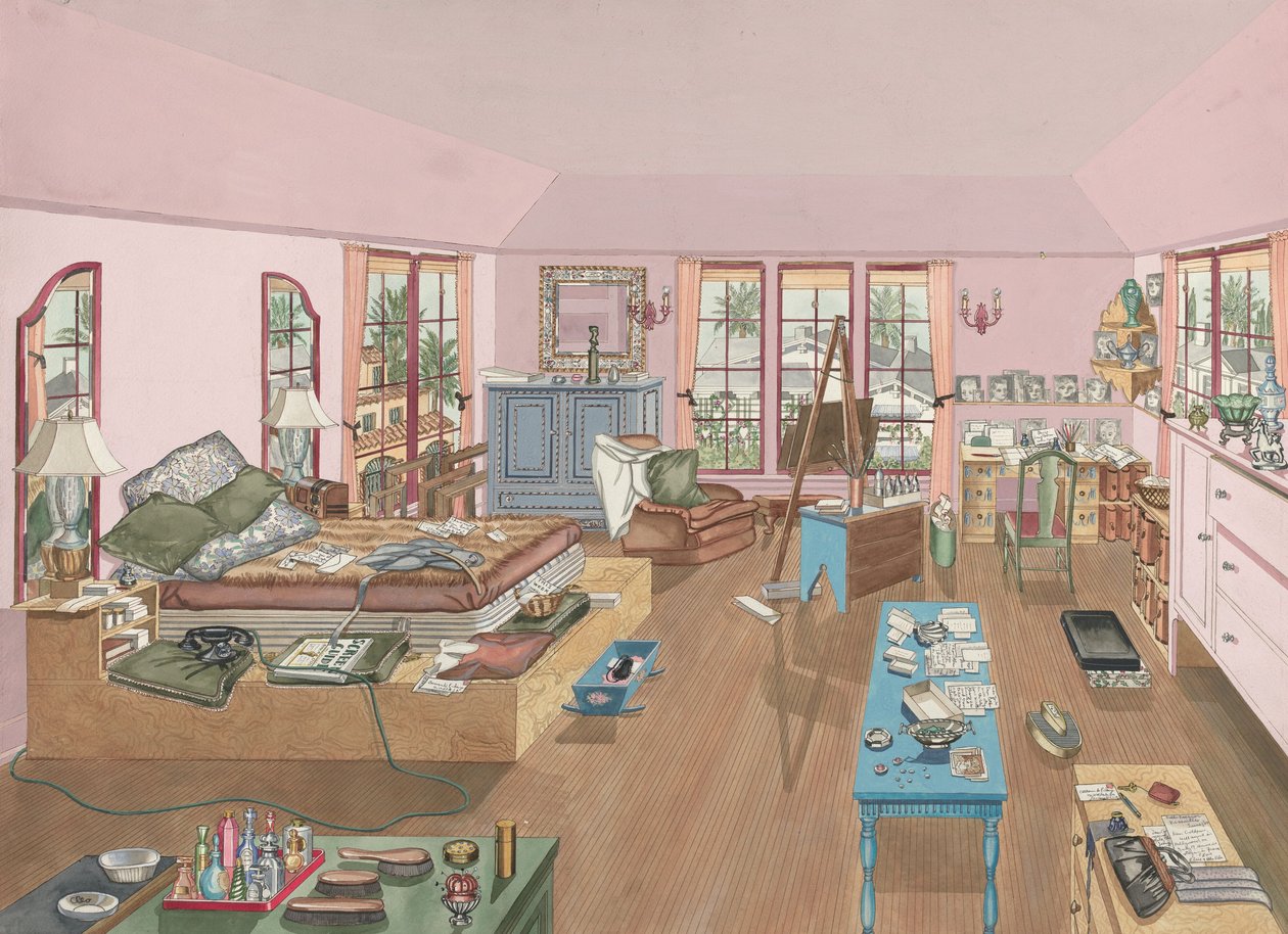 Hálószoba, 1940, 19351942. alkotó: Perkins Harnly